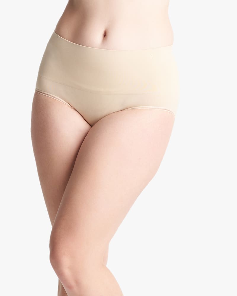 Front of plus size Seamless Brief by Yummie | Dia&Co | dia_product_style_image_id:151125